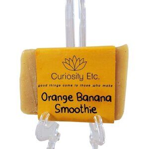 Curiosity Orange Banana Smoothie Soap Bar 3.4 oz Handmade Vegan Coconut Milk